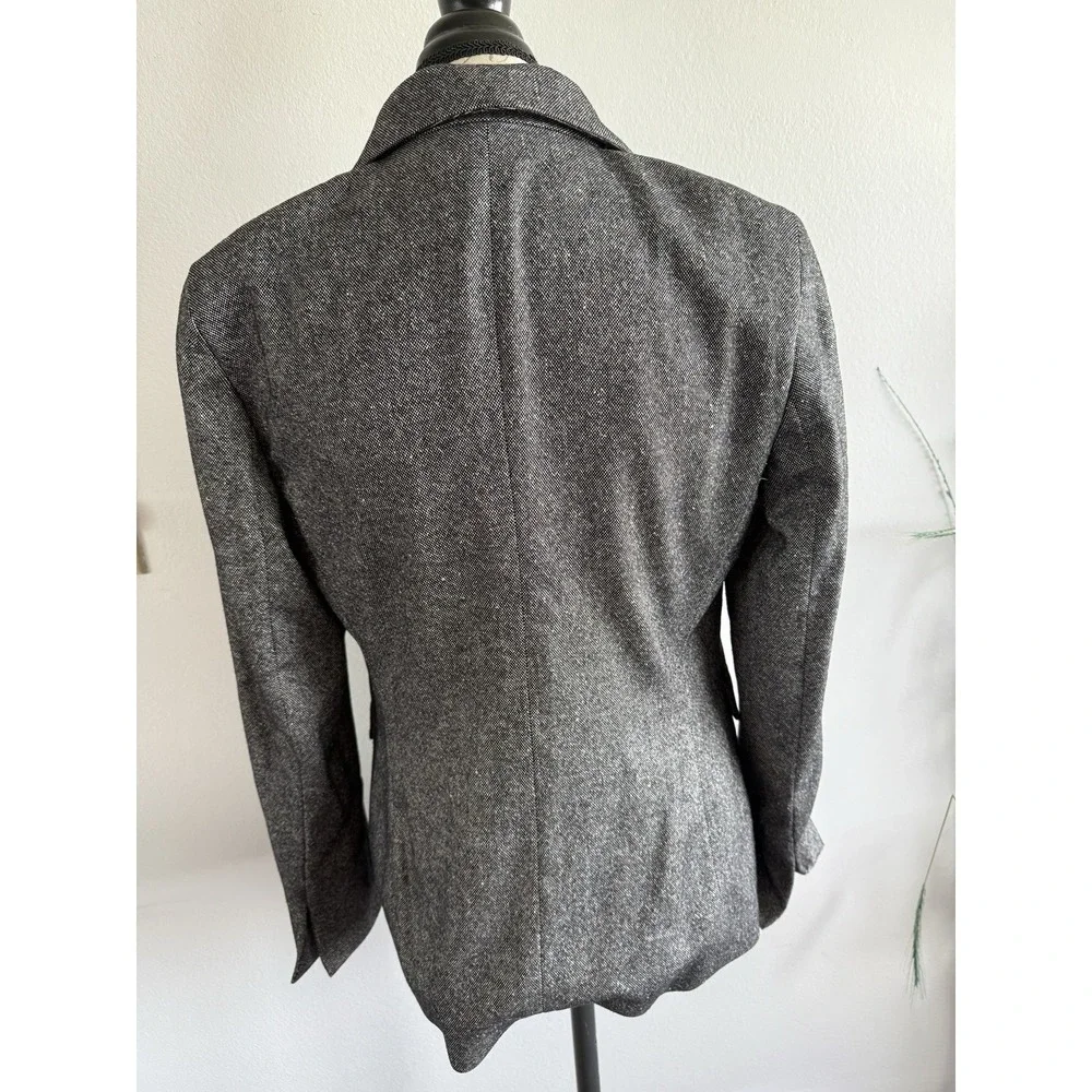 Talbots Women's Grace Fit Flatteringly Classic‎ Gray Blazer Jacket Size 10 NWT
